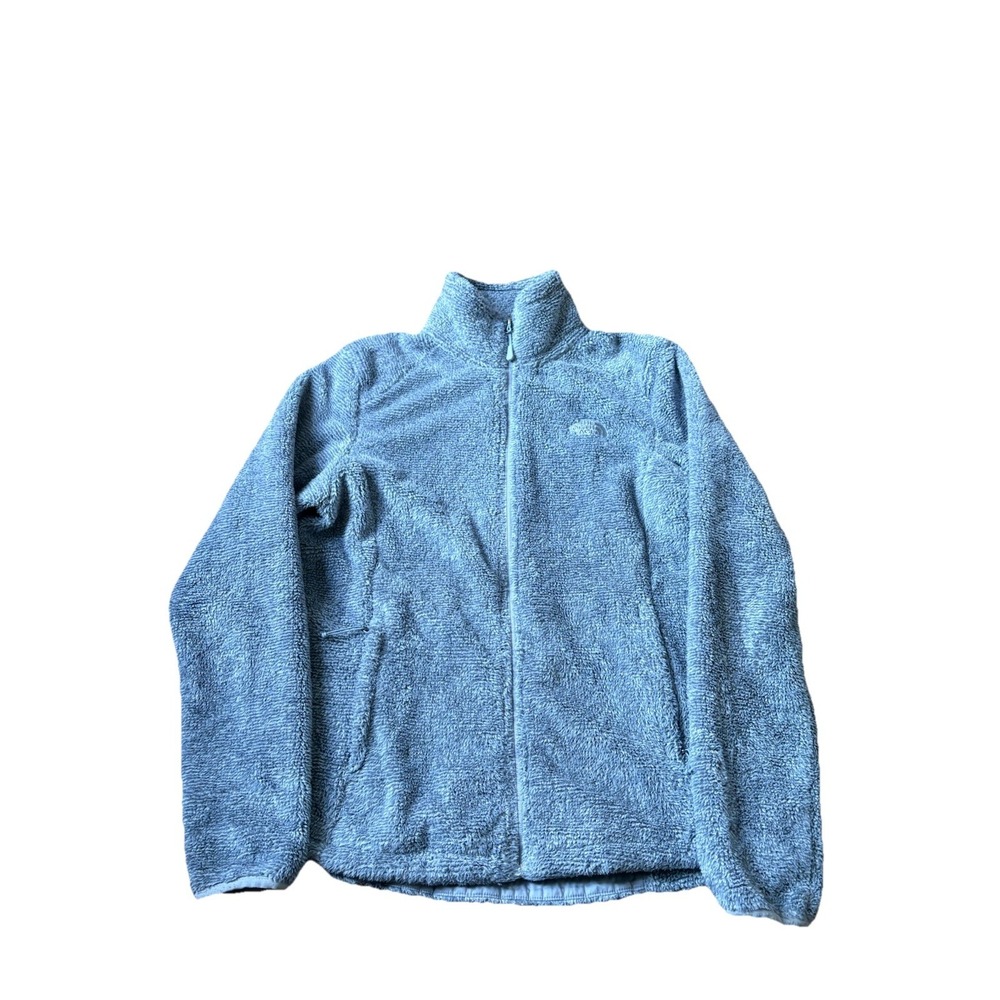 The North Face Fleece Jacket Soft High Pile Zip Gray Women's Medium